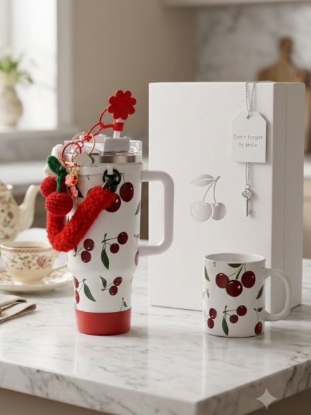حافظة حرارة كرزة ستانلس 1200 ml